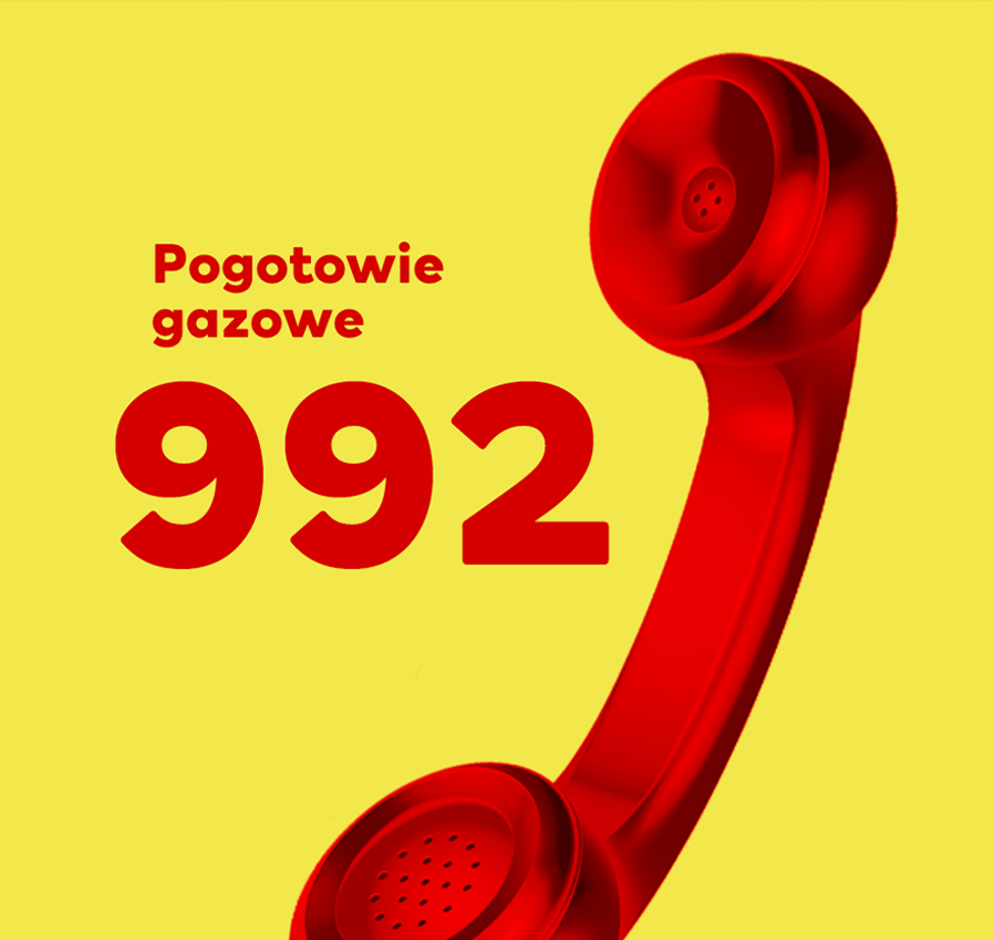 Obrazek z&nbsp;numerem alarmowy 992 na pogotowie ratunkowe.