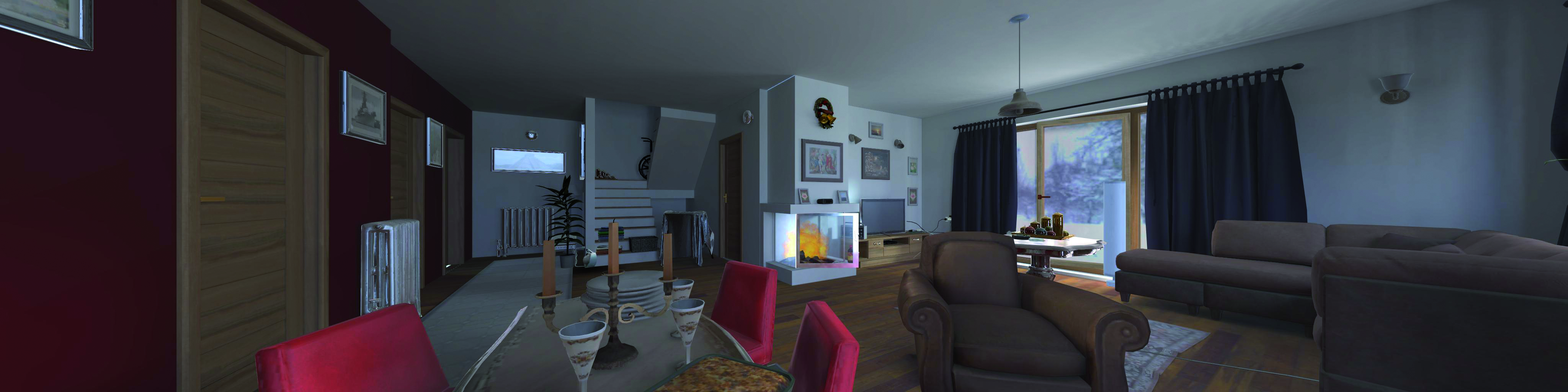 Widok sceny scenariusza VR 